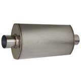 QTP 2.5in Weld-On 304SS AR3 Muffler thumbnail 8