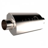 QTP 3in Weld-On 304SS AR3 Muffler thumbnail 3