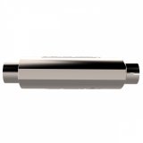 QTP 3in Weld-On 304SS AR3 Muffler thumbnail 4