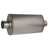 QTP 3in Weld-On 304SS AR3 Muffler thumbnail 6