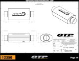 QTP 3.5in Weld-On 304SS AR3 Muffler thumbnail 1
