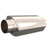 QTP 3.5in Weld-On 304SS AR3 Muffler thumbnail 7