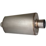 QTP 3.5in Weld-On 304SS AR3 Muffler thumbnail 8