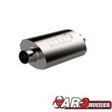 QTP 3.5in Weld-On 304SS AR3 Muffler thumbnail 9