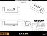 QTP 4in Weld-On 304SS AR3 Muffler thumbnail 1