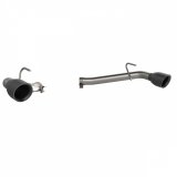 QTP 2014-2015 Chevrolet Camaro SS QTP Eliminator Axle Back Black Tips thumbnail 3