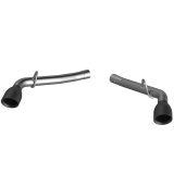 QTP 2014-2015 Chevrolet Camaro SS QTP Eliminator Axle Back Black Tips thumbnail 5