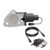 QTP 2.25in Bolt-On QTEC Electric Cutout Valve - Single thumbnail 2