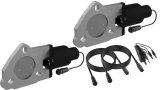 QTP 2.5in Bolt-On QTEC Dual Electric Cutout Valves - Pair thumbnail 3