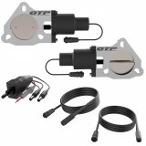 QTP 3in Bolt-On QTEC Dual Electric Cutout Valves - Pair thumbnail 1