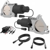 QTP 3in Bolt-On QTEC Dual Electric Cutout Valves - Pair thumbnail 3