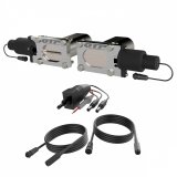 QTP Bolt-On QTEC Dual Low Profile Oval Electric Cutout Valves - Pair thumbnail 1