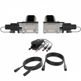 QTP Bolt-On QTEC Dual Low Profile Oval Electric Cutout Valves - Pair thumbnail 2