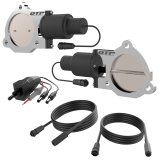 QTP 3.5in Bolt-On QTEC Dual Electric Cutout Valves - Pair thumbnail 4