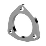 QTP 2.5in Weld-On QTEC 3 Bolt Flange thumbnail 1