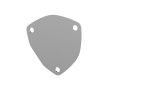 QTP 3.5in Bolt-On QTEC 3 Bolt Cover Plate thumbnail 2