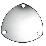 QTP 4in Bolt-On QTEC 3 Bolt Cover Plate thumbnail 4