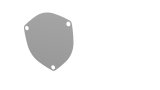 QTP 4in Bolt-On QTEC 3 Bolt Cover Plate thumbnail 5