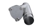QTP 2.25in Weld-On QTEC Exhaust Cutout Y-Pipe thumbnail 4