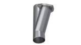 QTP 2.5in Weld-On QTEC Exhaust Cutout Y-Pipe thumbnail 4