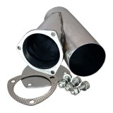 QTP 4in Weld-On QTEC Exhaust Cutout Y-Pipe thumbnail 2
