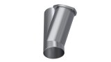 QTP 4in Weld-On QTEC Exhaust Cutout Y-Pipe thumbnail 6