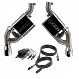 QTP 2016-2024 Chevrolet Camaro SS QTP Screamer Axle Back Dual Tip Bumper thumbnail 2