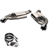 QTP 2016-2024 Chevrolet Camaro SS QTP Screamer Axle Back Dual Tip Bumper thumbnail 6