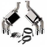 QTP 2016-2024 Chevrolet Camaro SS QTP Screamer Axle Back Quad Tip Bumper thumbnail 4
