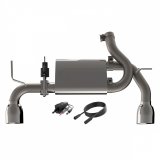 QTP 2007-2018 Jeep Wrangler JK QTP Screamer Axle Back thumbnail 2