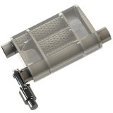 QTP 2.5in Weld-On 304SS Screamer Muffler w/Bolt-On QTEC Electric Cutout thumbnail 6
