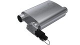 QTP 2.5in Weld-On 304SS Screamer Muffler w/Bolt-On QTEC Electric Cutout thumbnail 8