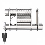 QTP 2.5in Weld-On 304SS Reverse Screamer Muffler Short Case w/Bolt-On QTEC Electric Cutout thumbnail 2