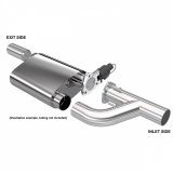 QTP 2.5in Weld-On 304SS Reverse Screamer Muffler Short Case w/Bolt-On QTEC Electric Cutout thumbnail 5