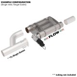 QTP 3in Weld-On 304SS Screamer Muffler w/Bolt-On QTEC Electric Cutout thumbnail 2