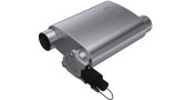 QTP 3in Weld-On 304SS Screamer Muffler w/Bolt-On QTEC Electric Cutout thumbnail 7