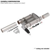 QTP 3in Weld-On Reverse 304SS Screamer Muffler Short Case w/Bolt-On QTEC Electric Cutout thumbnail 4