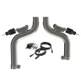QTP 2015-2017 Ford Mustang GT QTP Aggressor Cutout Pipes thumbnail 4