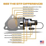QTP 2019-2024 Ram 1500 QTP Screamer Split Rear Exit Cat Back Black Tips thumbnail 1