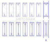 King Engine Bearings BMW M51/M57 (Size +0.25) Main Bearing Set thumbnail 7