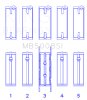 King Engine Bearings Performance Ford ZETEC 1.6L/1.8L/2.0L Main Race Bearing Set thumbnail 9