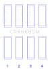 King Chrysler/Mitsubishi/Hyundai/Kia World Engine Connecting Rod Bearing Set - Size STD thumbnail 9