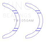 King Engine Bearings Mitsubishi EVO X 4B11T/Hyundai G4KC/G4KD/G4KE Thrust Washer Set thumbnail 4