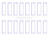 King Ford Powerstroke 6.4L V8 (O/S Housing .002in) (Size +0.50mm) Connecting Rod Bearing Set thumbnail 5