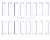 King Ford Powerstroke 6.4L V8 (O/S Housing .002in) (Size +0.75mm) Connecting Rod Bearing Set thumbnail 4