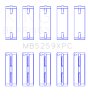 King Honda A-Series/B-Series/K-Series pMaxKote Performance Main Bearing Set - Size STD thumbnail 8