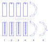 King Engine Bearings Ford EcoBoost 3.5L/3.7L V6 Main Bearing Set - Size STD thumbnail 8