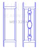 King Engine Bearings GM Vortec / LS Series Gen III IV - Flange Only (From Set MB5013XP) thumbnail 7
