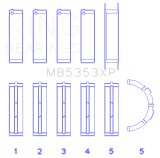 King Engine Bearings Ford 281 4.6L SOHC 16V Performance Main Bearing Set - Size STD thumbnail 3