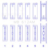 King Engine Bearings Volvo 520/B5252 Main Bearing Set - Size STD thumbnail 3